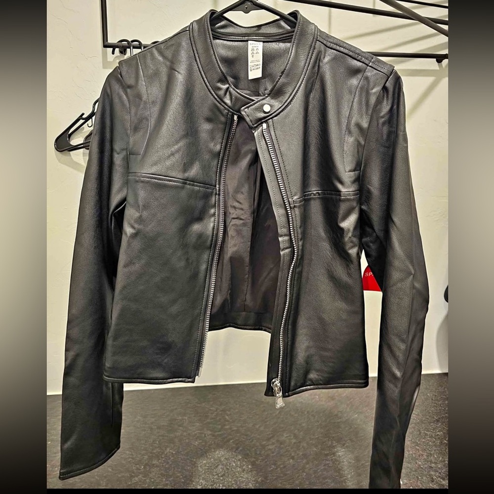 NWT SPANX Moto Jacket